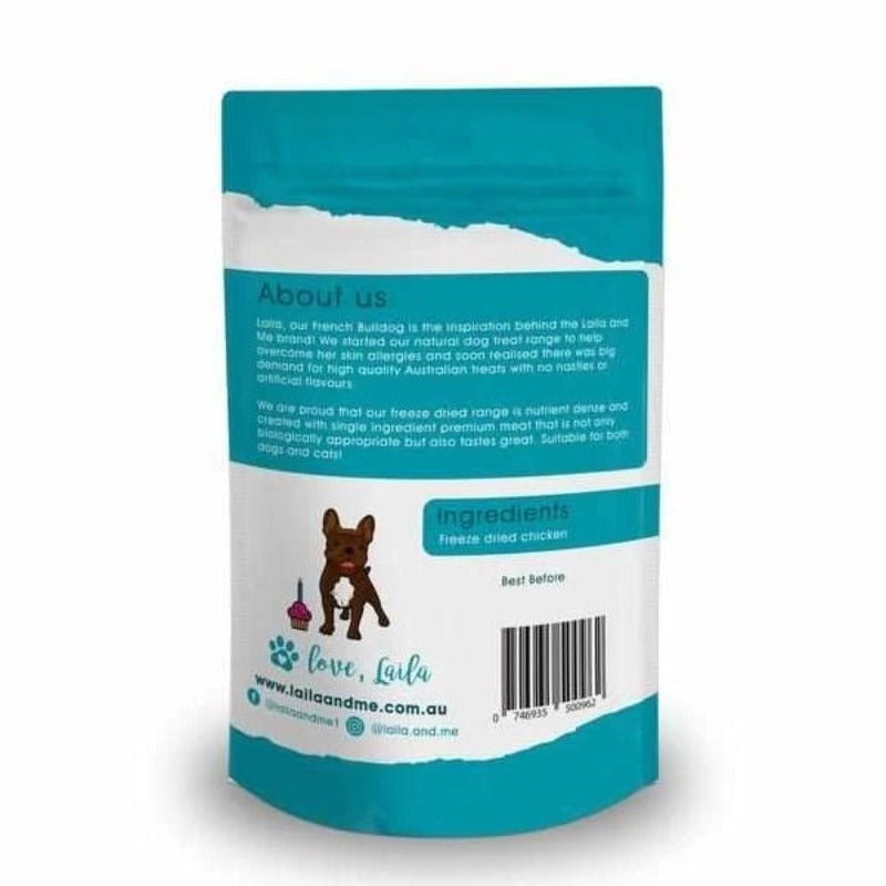 Laila & Me Freeze Dried Chicken Hearts - 60g