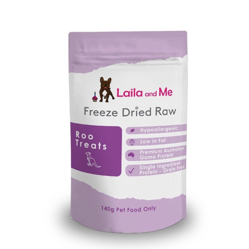 Laila & Me Freeze Dried Kangaroo Treats - 140g