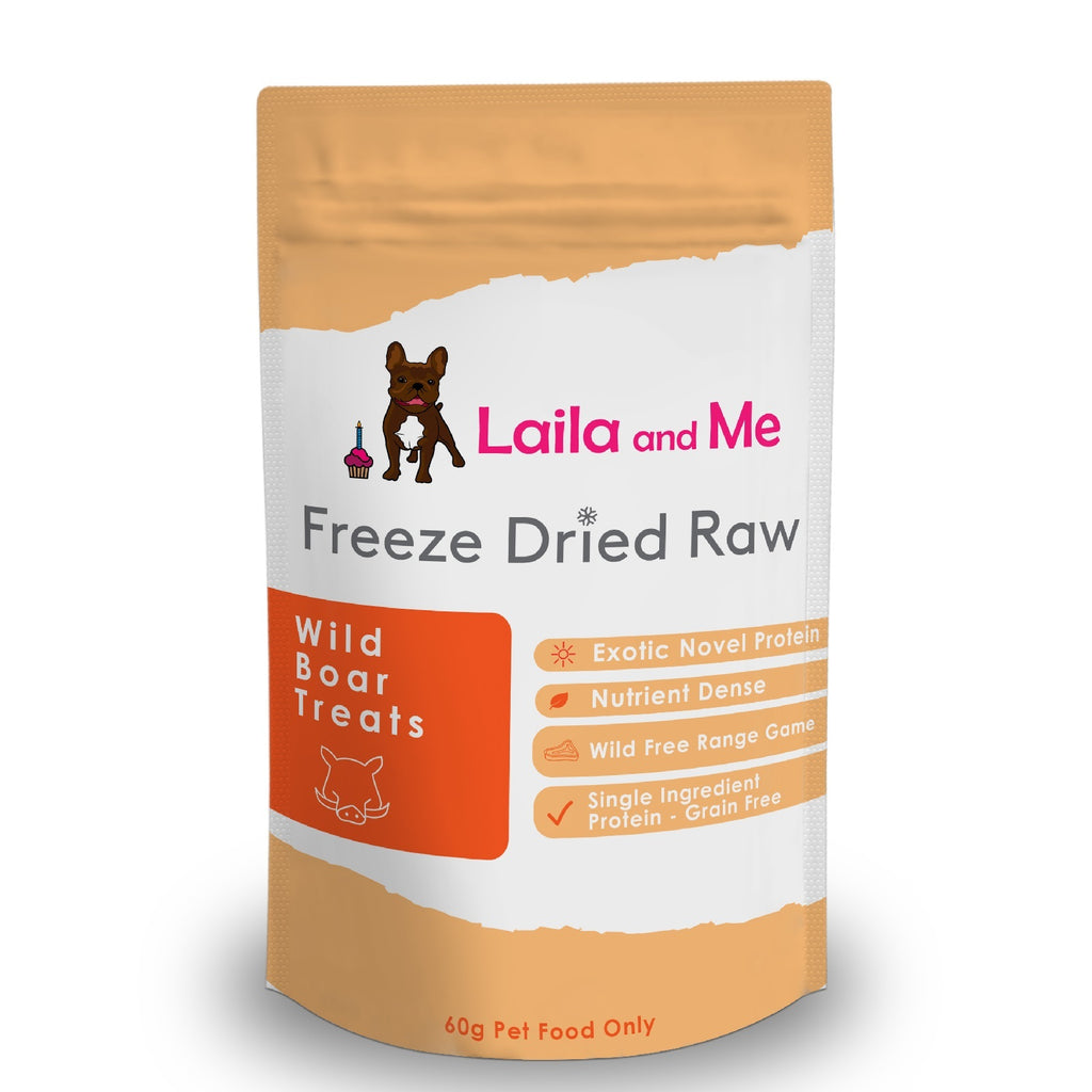 Laila & Me Freeze Dried Wild Boar Treats - 60g