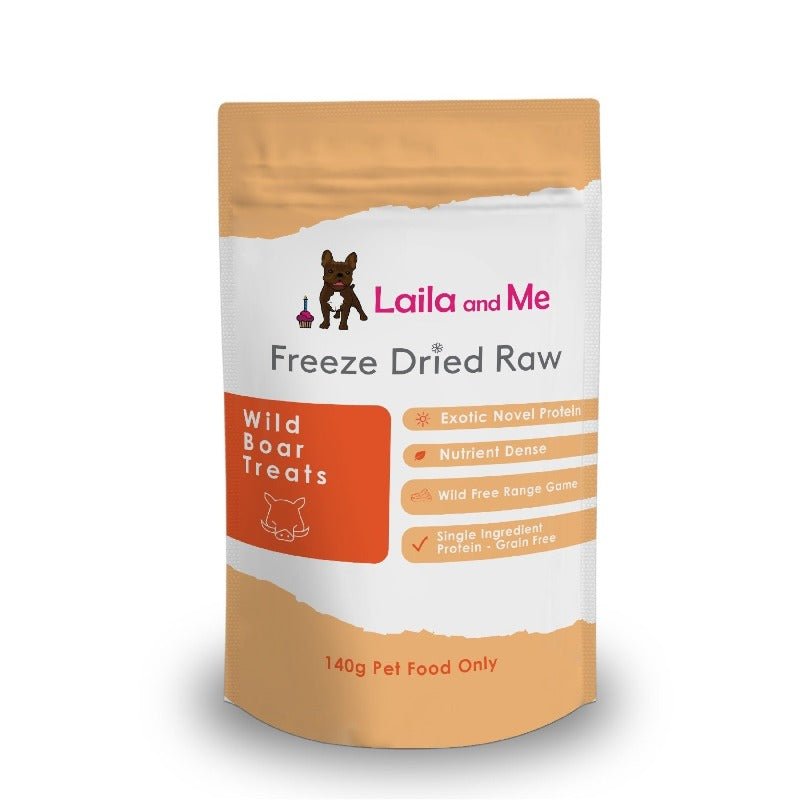 Laila & Me Freeze Dried Wild Boar Treats - 140g