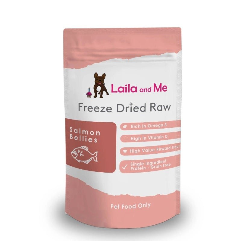Laila & Me Freeze Dried Salmon Bellies - 60g