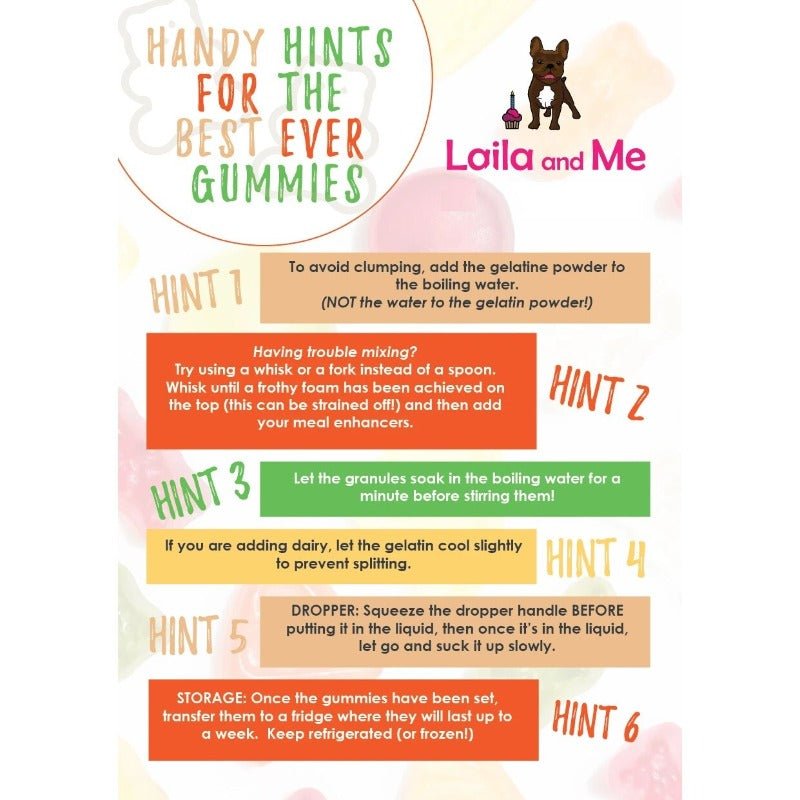 Laila & Me DIY Gummi Bears Mix Powder or Gummi Kit