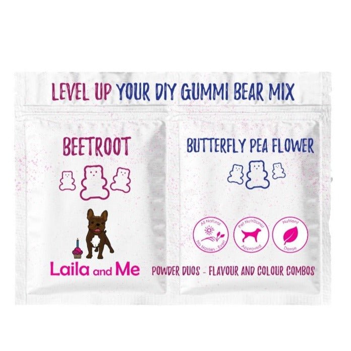 Laila & Me Beetroot & Butterfly Pea Flower Duo Gummis