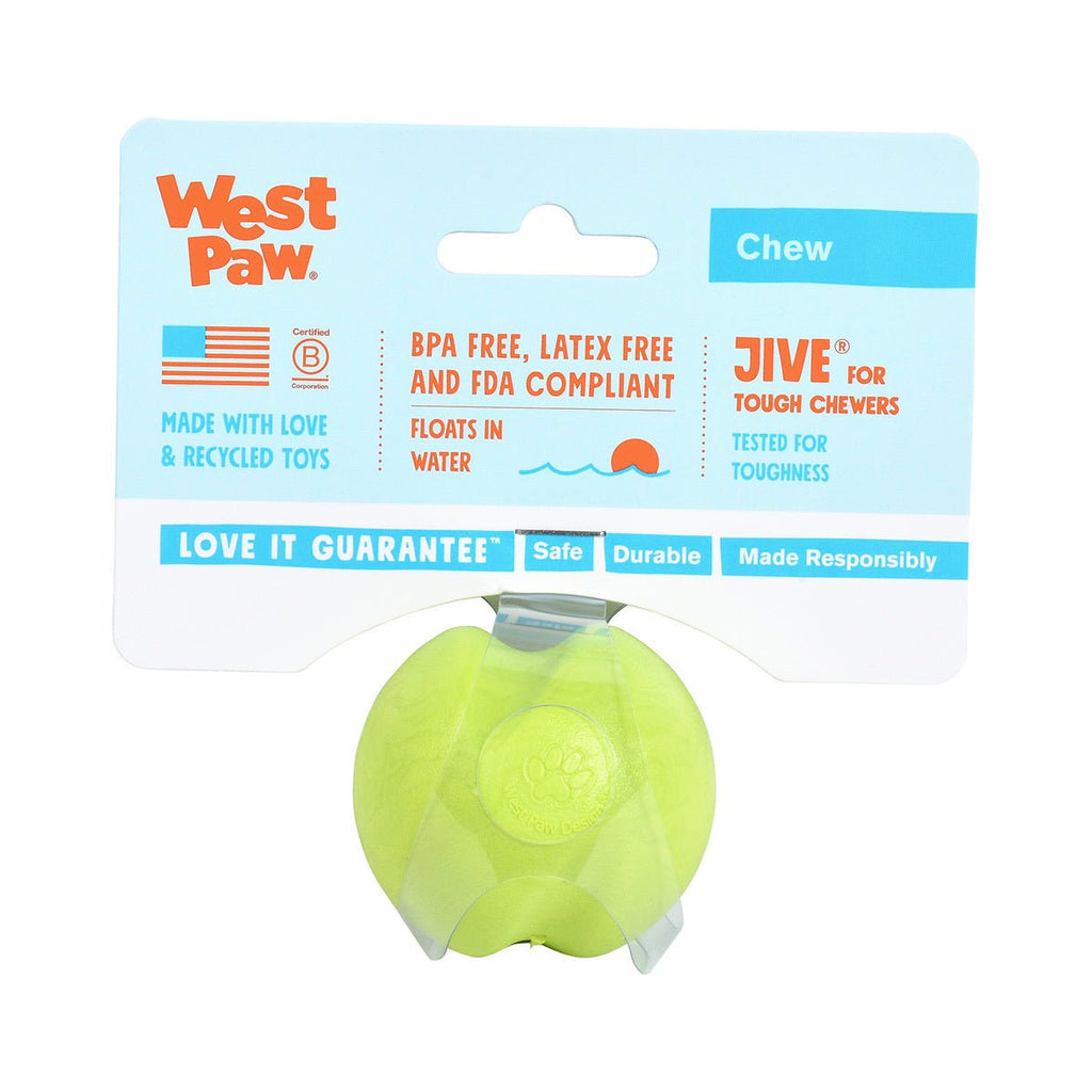West Paw Jive Zogoflex Fetch Ball Tough Dog Toy