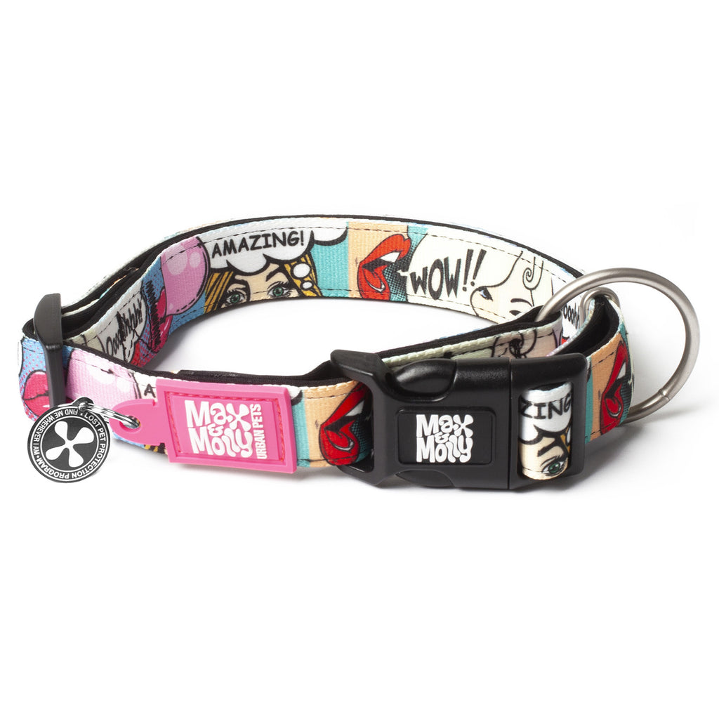 Max & Molly Smart ID Dog Collar - Missy Pop