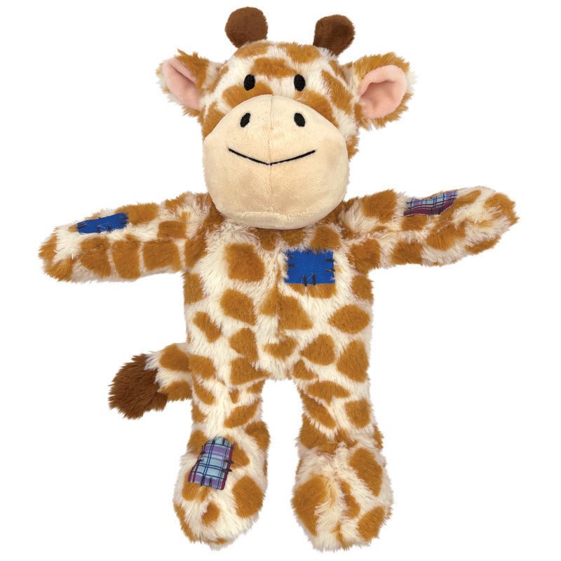KONG Wild Knots Giraffe Tug & Snuggle Plush Dog Toy x 3 Units