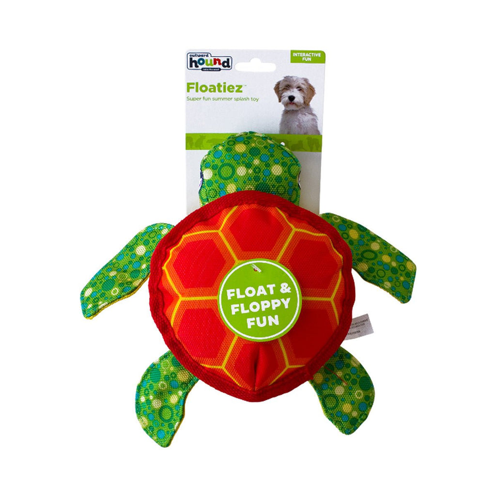 Outward Hound Floatiez Turtle Dog Toy
