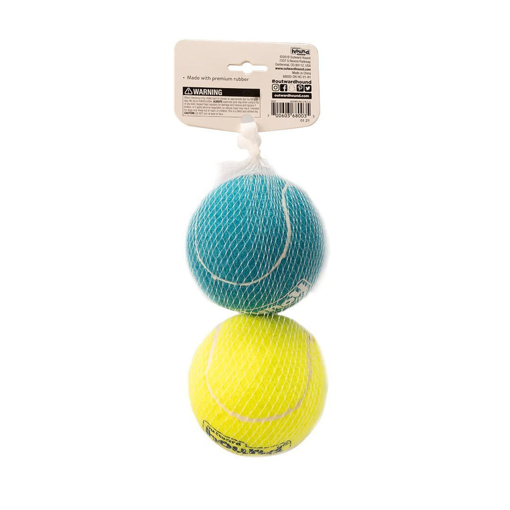 Outward Hound Fetch Squeaker Ballz Dog Toy - Large - 2 Pack