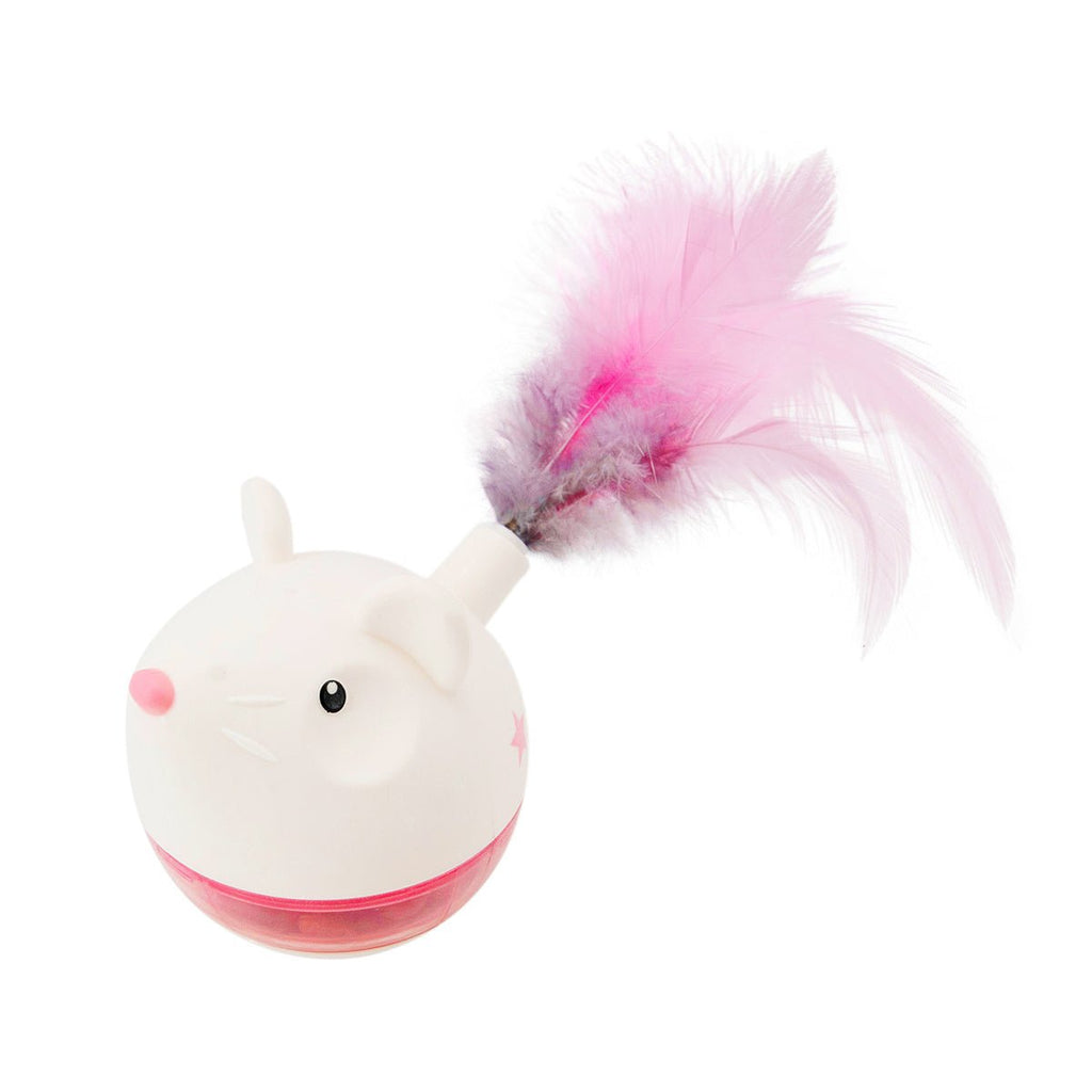 Pegstages Hunt 'N Swat Treat Tumbler Cat Toy - Pink