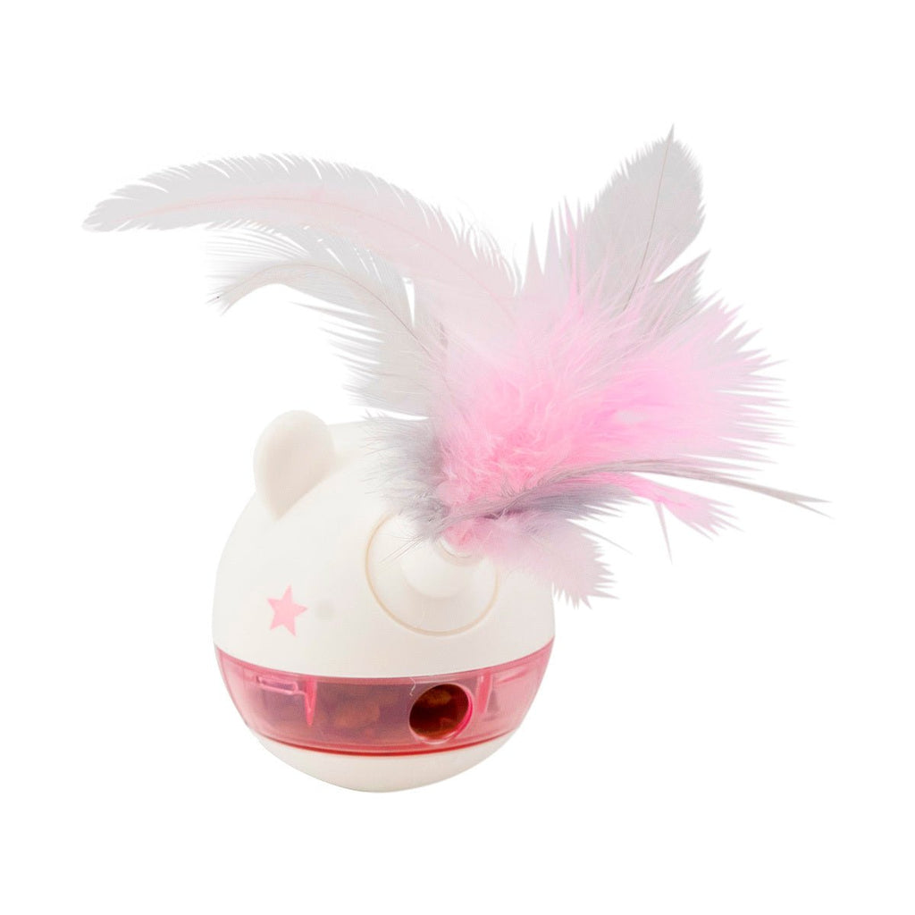 Pegstages Hunt 'N Swat Treat Tumbler Cat Toy - Pink