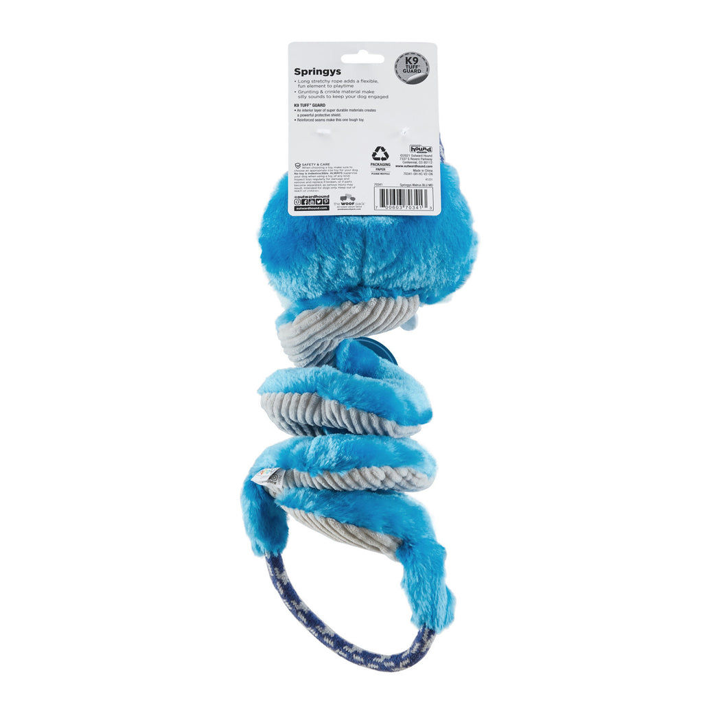 Outward Hound Springys Plush Fetch Dog Toy - Walrus