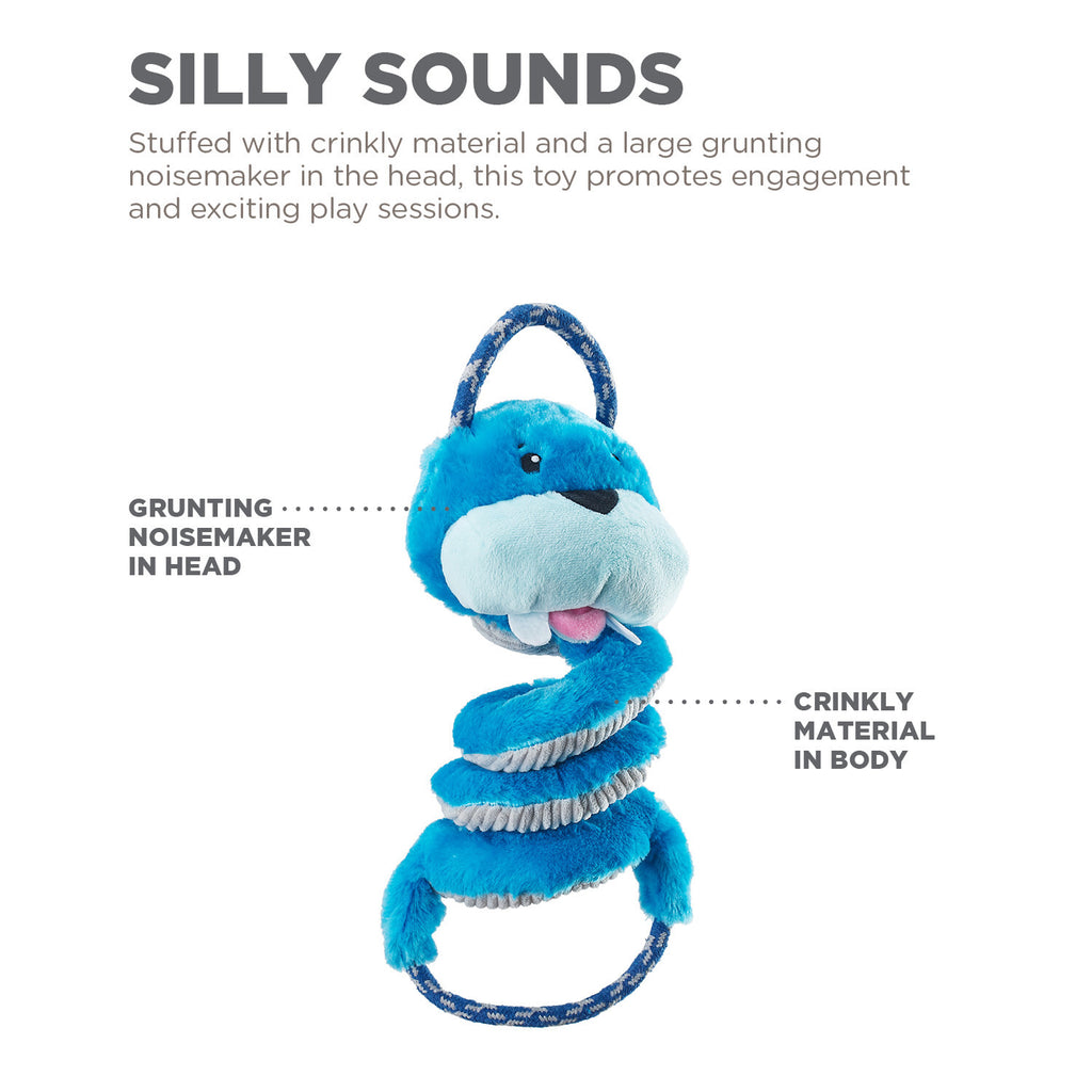 Outward Hound Springys Plush Fetch Dog Toy - Walrus
