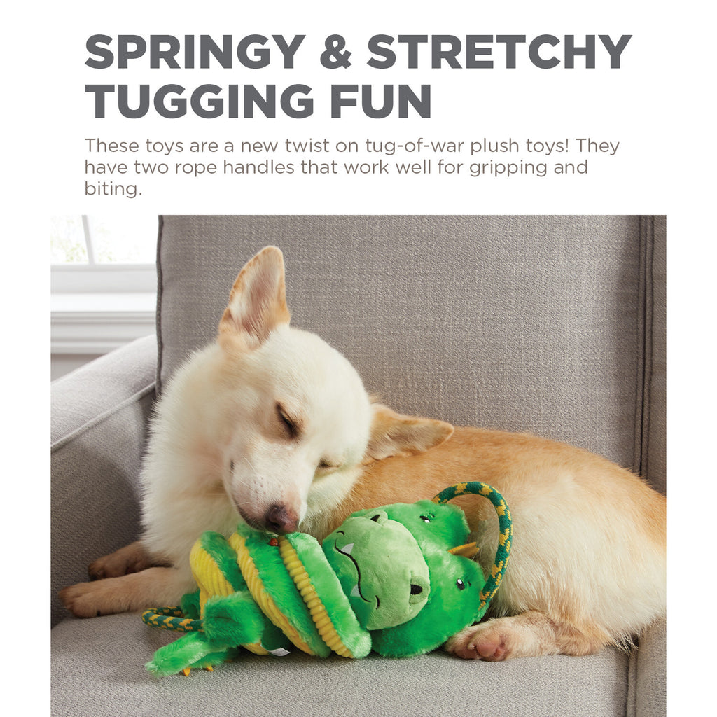 Outward Hound Springys Plush Fetch Dog Toy - Gator