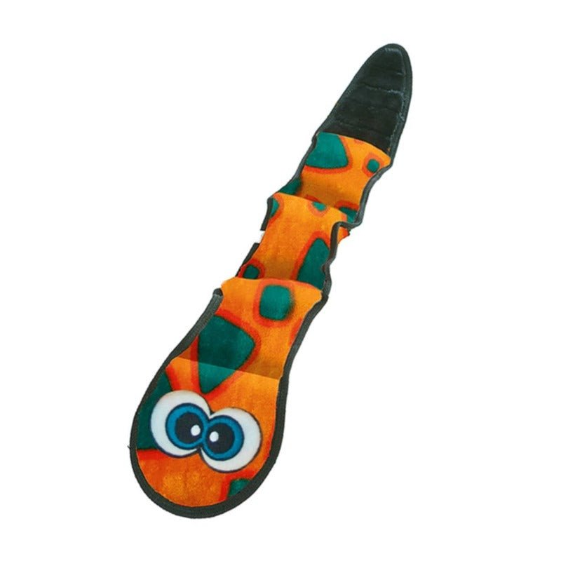 Outward Hound Invincible Snake - Orange/Blue