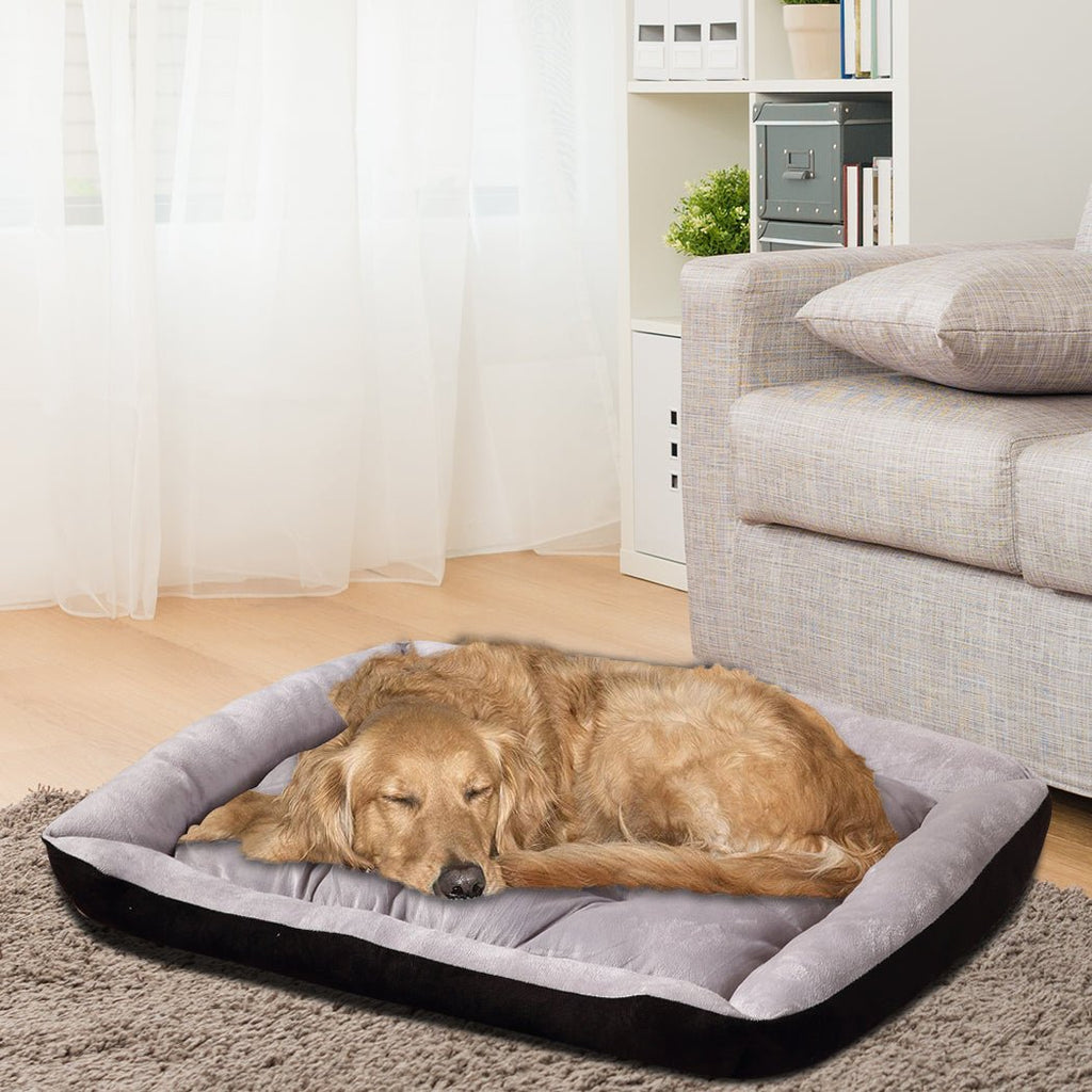 PaWz Pet Bed Dog Beds Bedding Mattress Mat Cushion Soft Pad Pads Mats XL Black