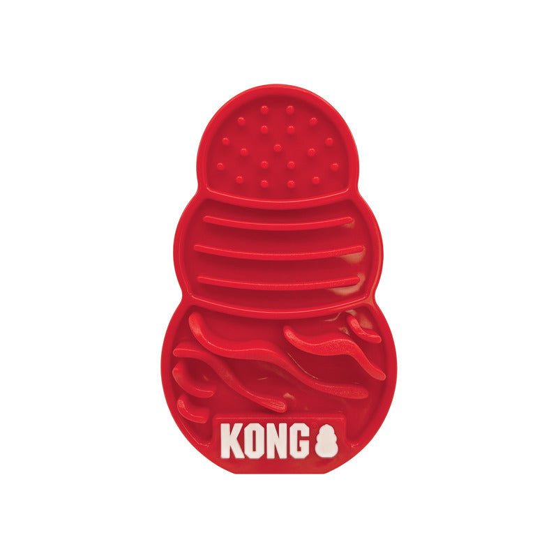 KONG Licks Mat Slow Feeder Lick Mat with Suction Pads - 3 Pack