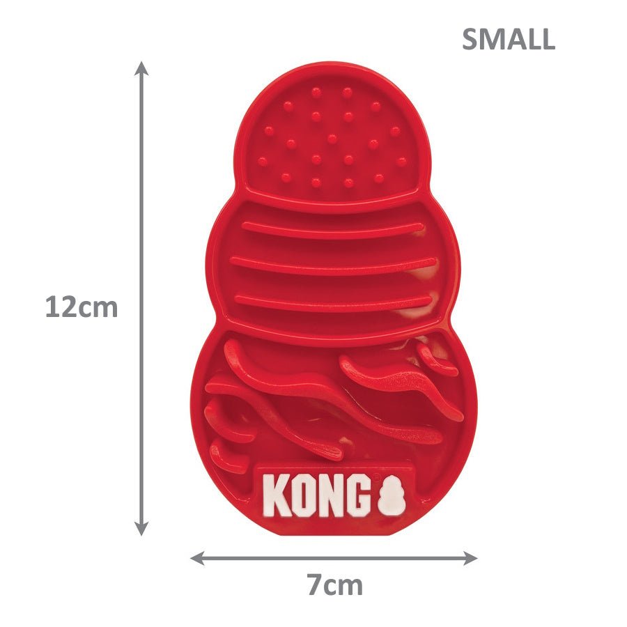 KONG Licks Mat Slow Feeder Lick Mat with Suction Pads - 3 Pack