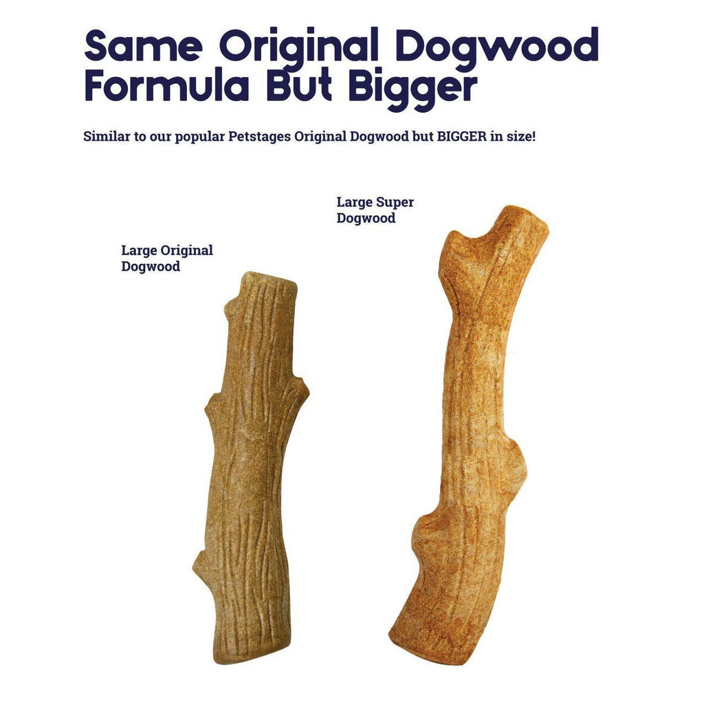 Super Dogwood Dog Chew Toy - Brown - Medium