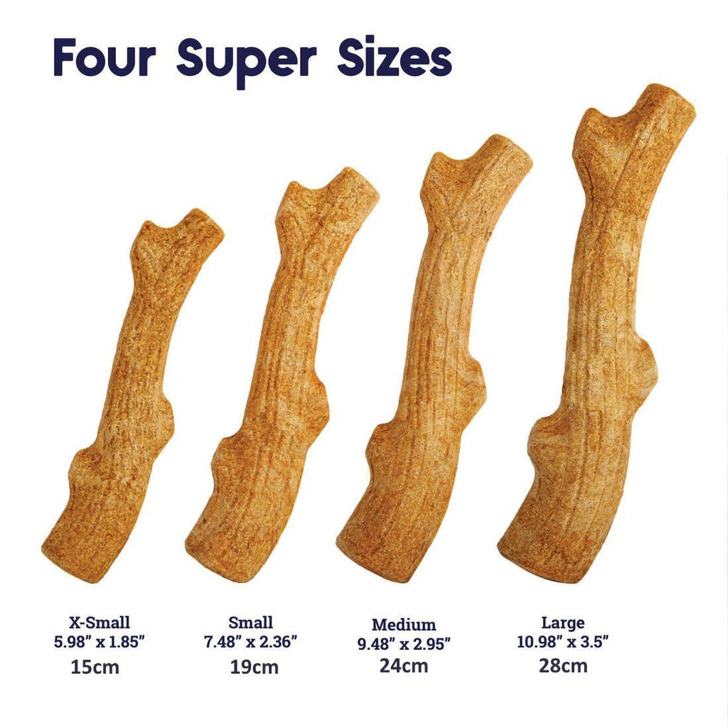 Super Dogwood Dog Chew Toy - Brown - Medium