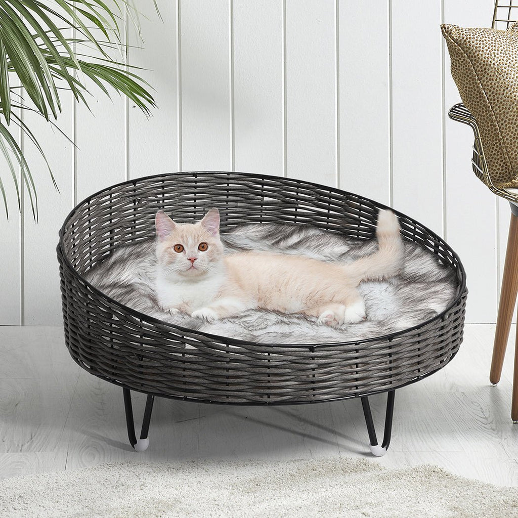 PaWz Cat Pet Bed With Calming Cushion