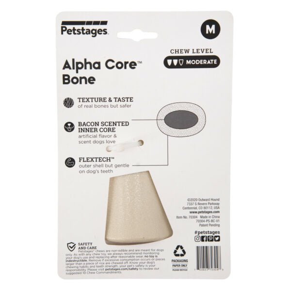Petstages Alpha Core Bone Alternative Dog Chew Toy