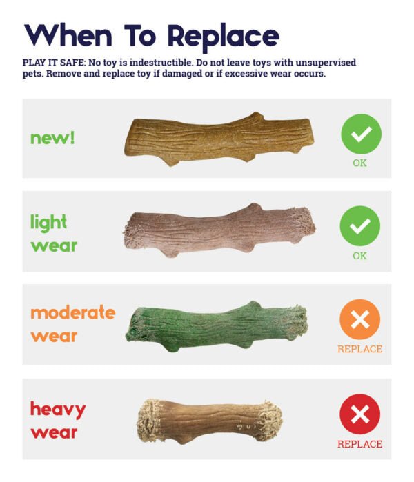 Petstages Dogwood Flip & Chew Dog Toy