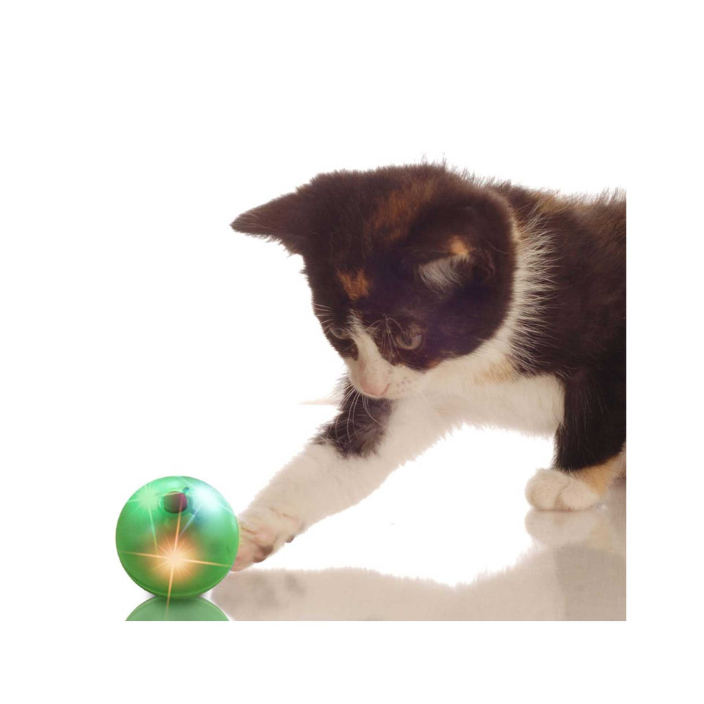 Interactive Cat Track Tower 3 Level LED Ball with Light Toy