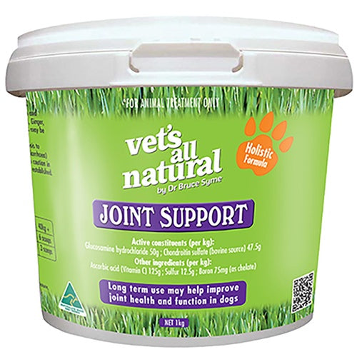 Vets All Natural Joint Support Powder with Boron & Calcium for Dogs - 3kg