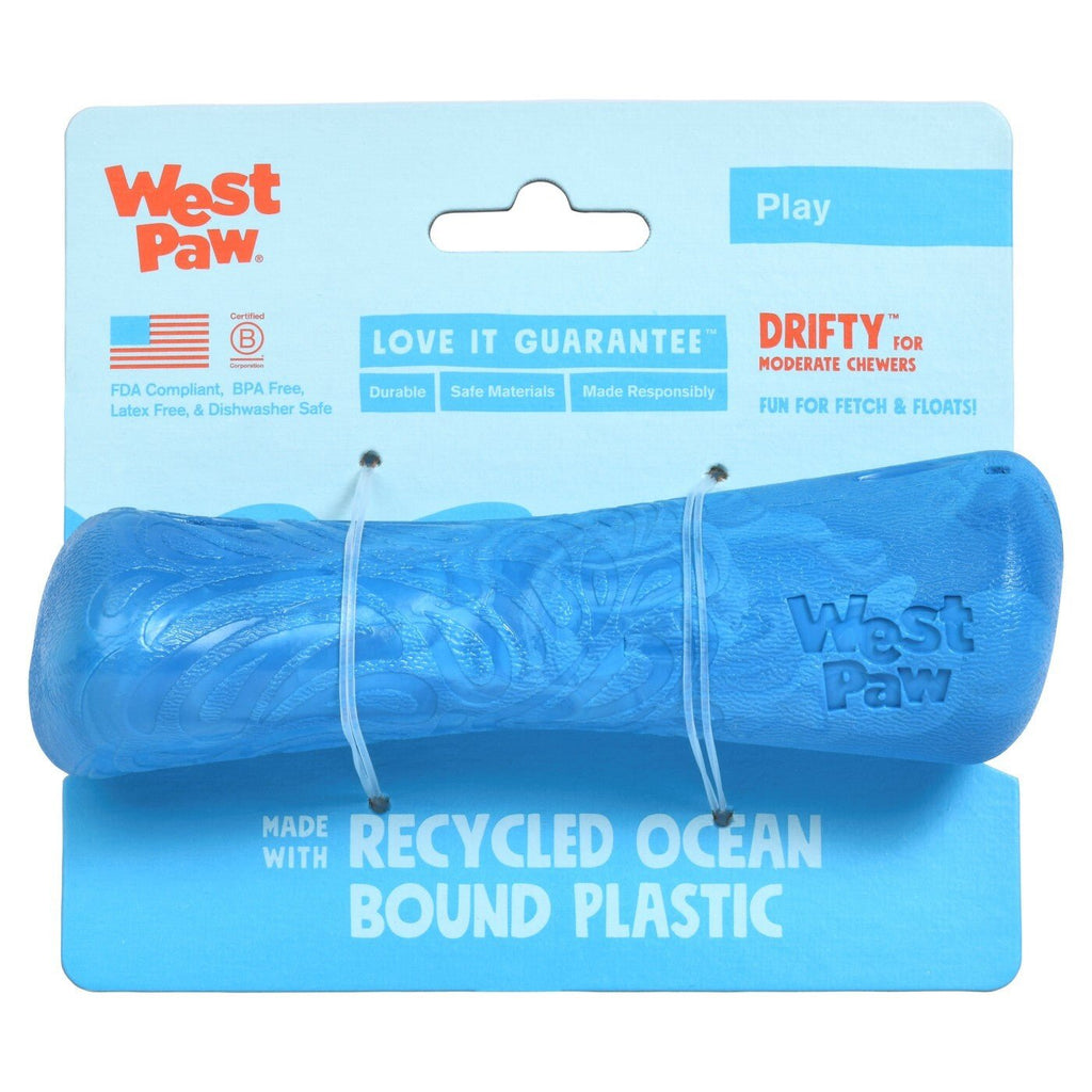 West Paw Seaflex Recycled Plastic Fetch Dog Toy - Drifty