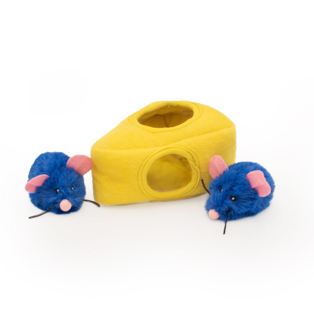 Zippy Paws ZippyClaws Burrow Cat Toy - Mice 'n Cheese