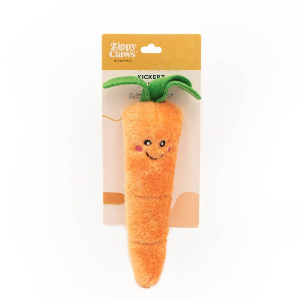 Zippy Paws ZippyClaws Kickerz Cat Toy - Carrot