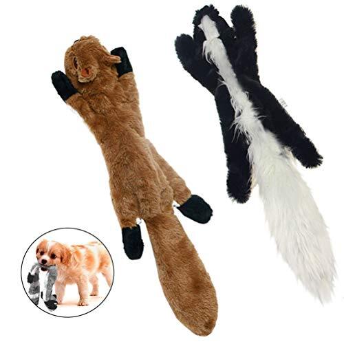 Zippy Paws Skinny Peltz Squeaker Dog Toy 3-pack - Large - No Stuffing