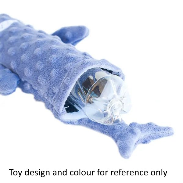 Zippy Paws Crusherz with Replaceable Plastic Squeaker Bottle Dog Toy - Hippo