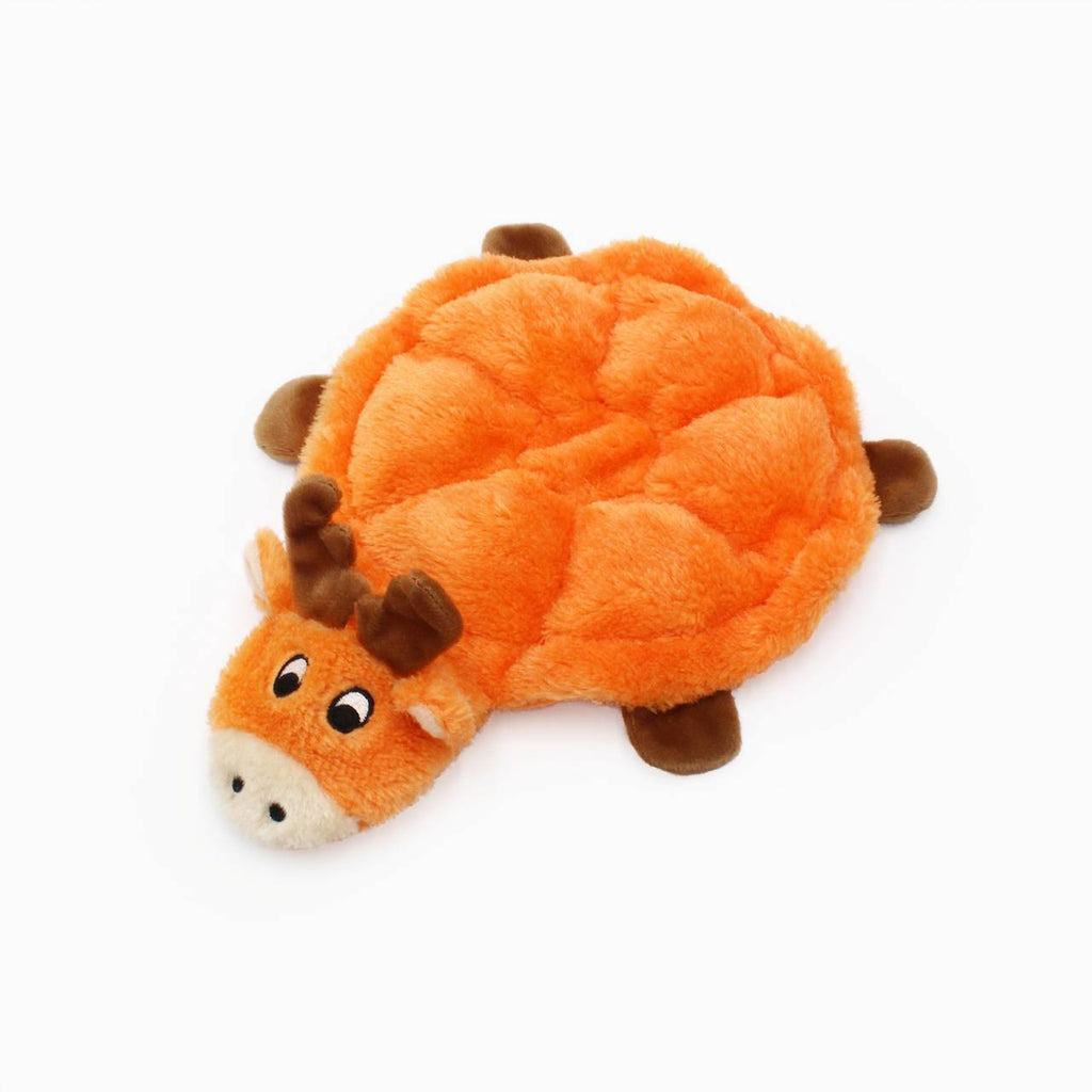 Zippy Paws Squeakie Crawler Plush Squeaker Dog Toy - Moody the Moose
