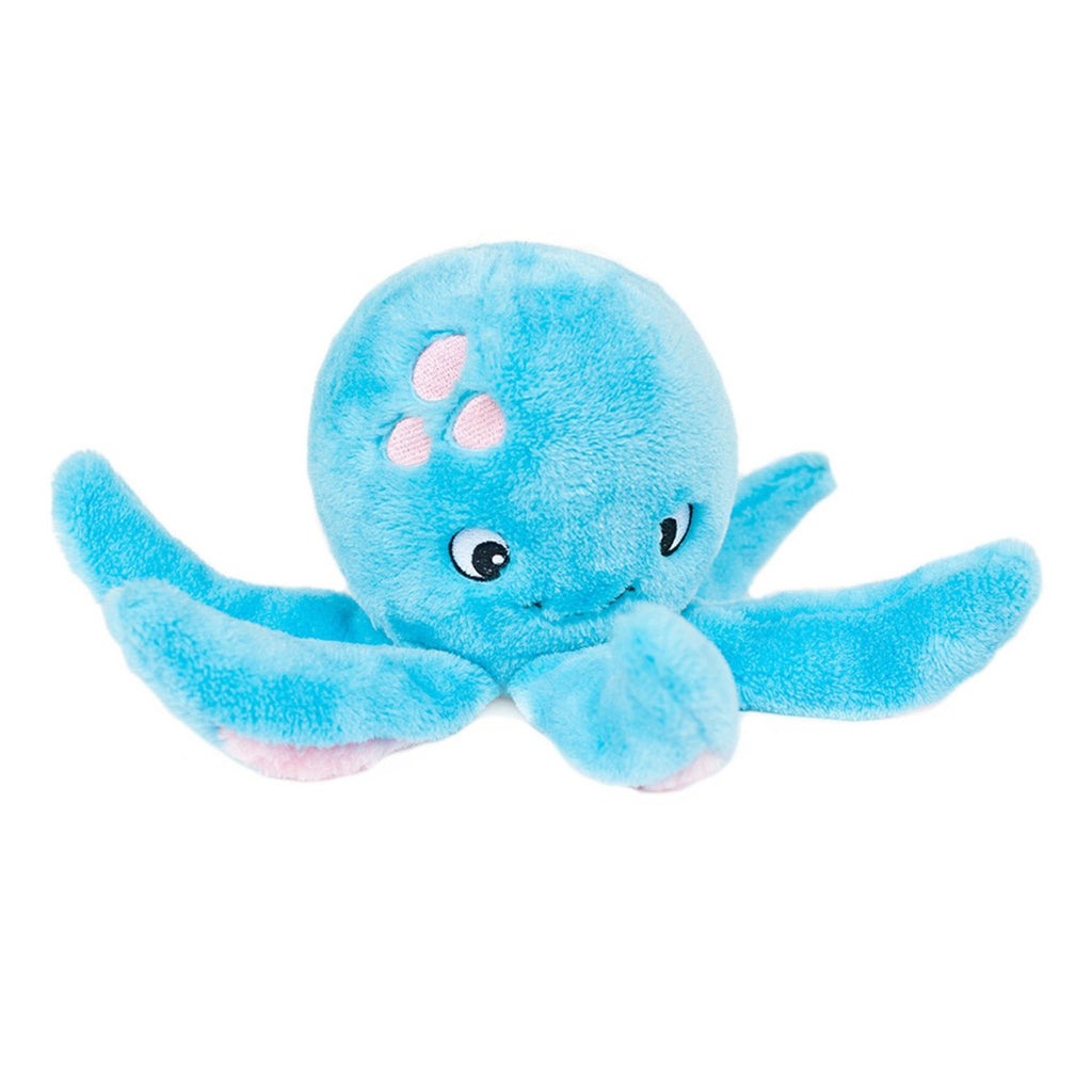 Zippy Paws Grunterz Plush Dog Toys - Oscar the Octopus