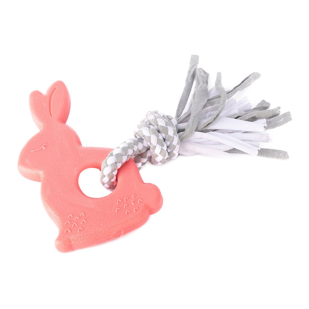 Zippy Paws ZippyTuff Teetherz Dog Toy for Puppies - Bonnie the Bunny