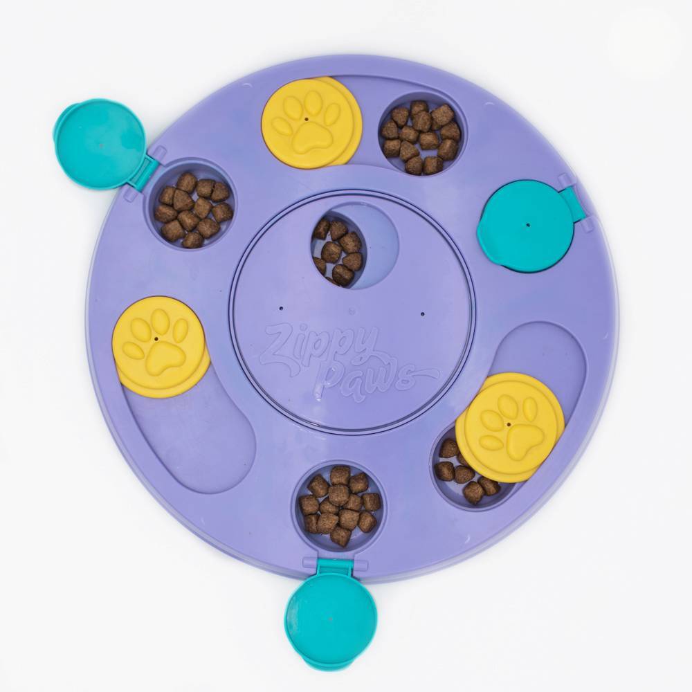 Zippy Paws SmartyPaws Puzzler Interactive Dog Toy - Purple