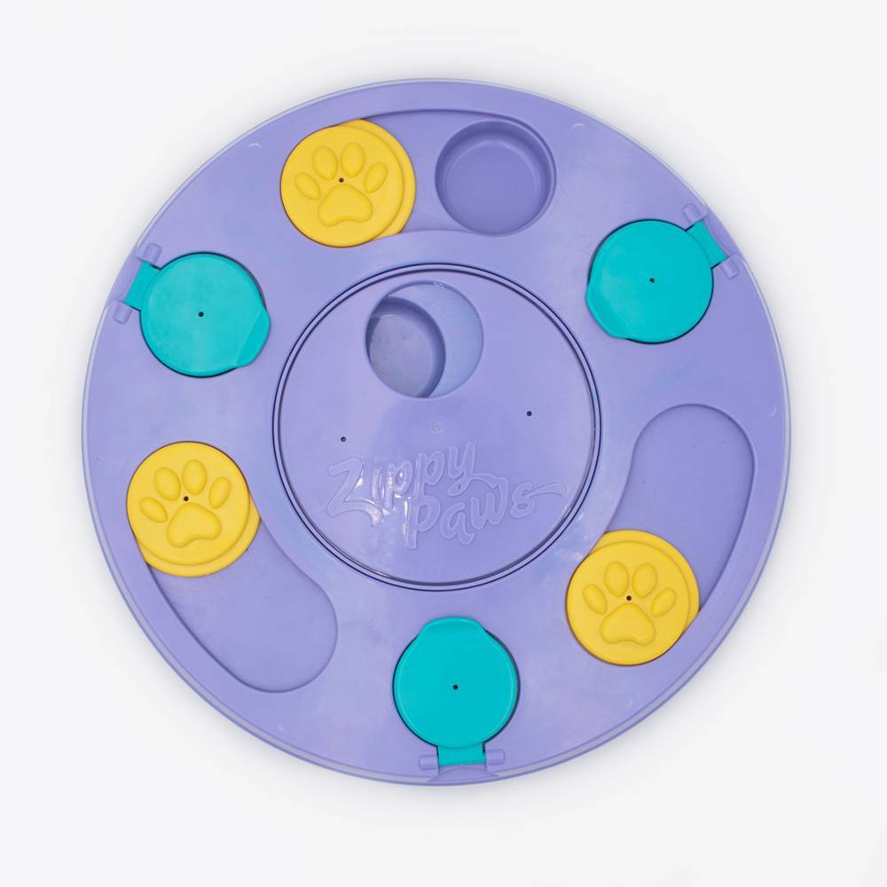 Zippy Paws SmartyPaws Puzzler Interactive Dog Toy - Purple