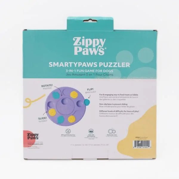 Zippy Paws SmartyPaws Puzzler Interactive Dog Toy - Purple