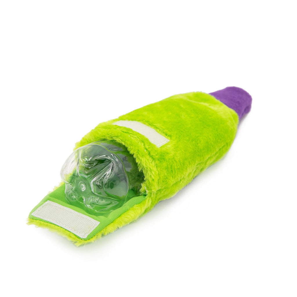 Zippy Paws Happy Hour Crusherz Squeaker Dog Toy - Frankenstein Wine