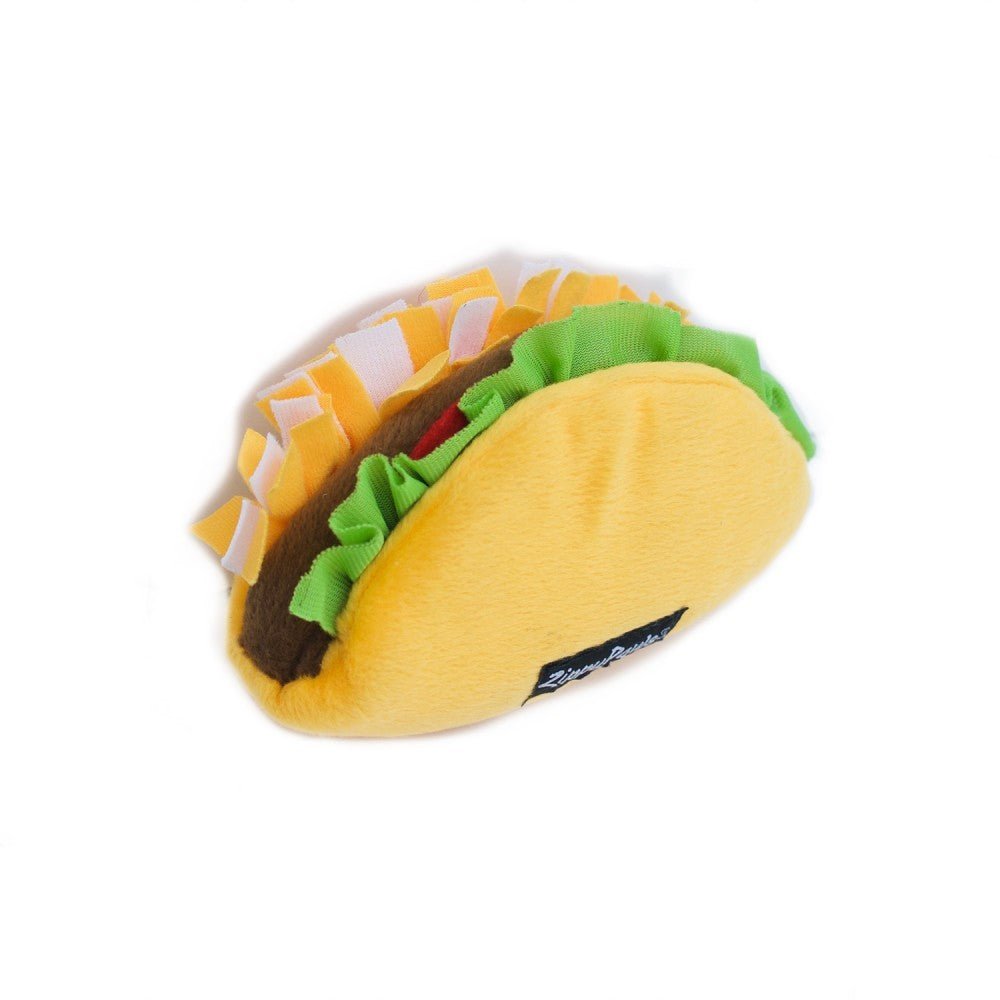 Zippy Paws NomNomz Squeaker Dog Toy - Taco