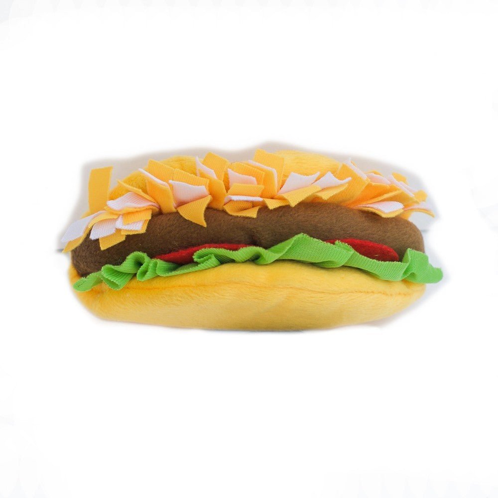 Zippy Paws NomNomz Squeaker Dog Toy - Taco