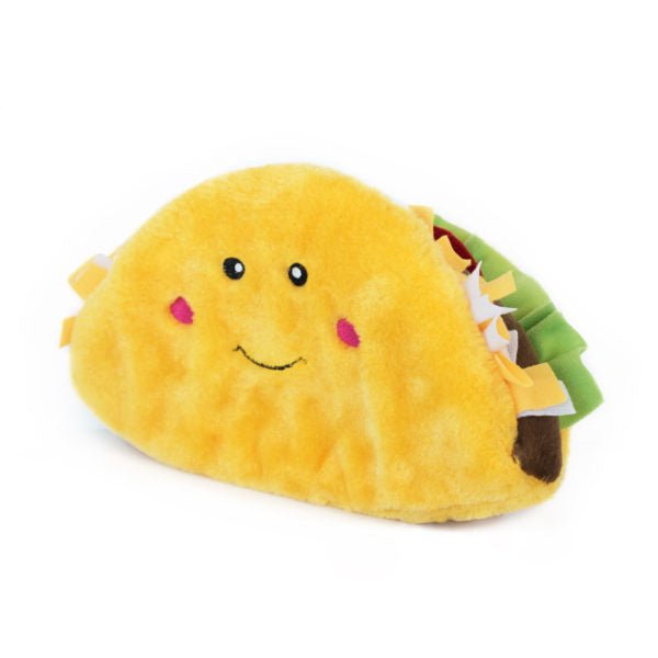 Zippy Paws NomNomz Squeaker Dog Toy - Jumbo Taco