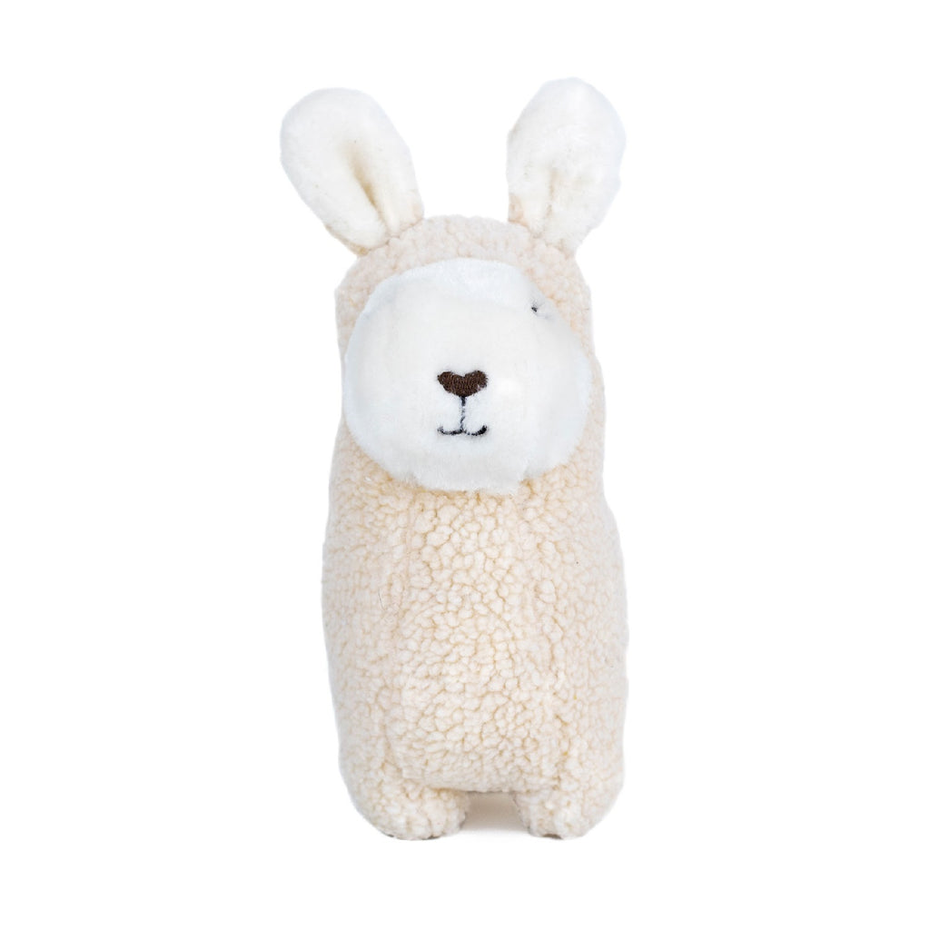 Zippy Paws Snugglerz Plush Squeaker Dog Toy - Liam the Llama