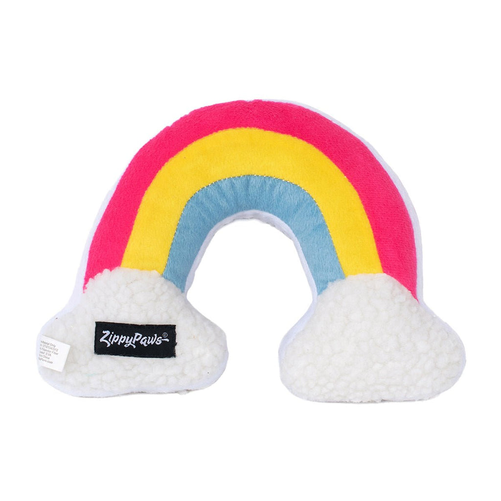 Zippy Paws Squeakie Pattiez Plush Dog Toys - Rainbow