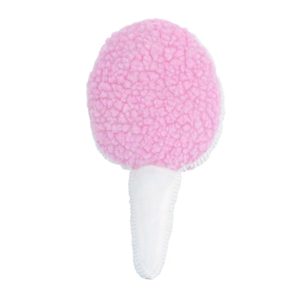 Zippy Paws Squeakie Pattiez Plush Dog Toys - Cotton Candy