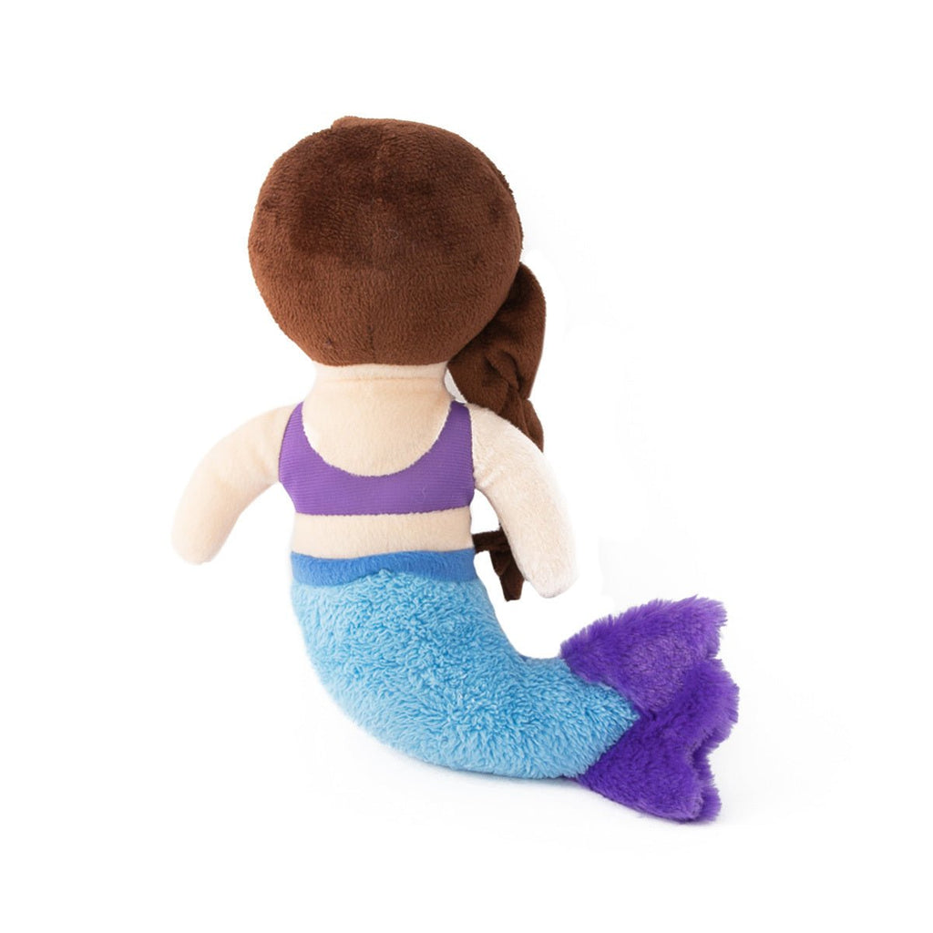 Zippy Paws Storybook Snugglerz Plush Squeaker Dog Toy - Maddy the Mermaid