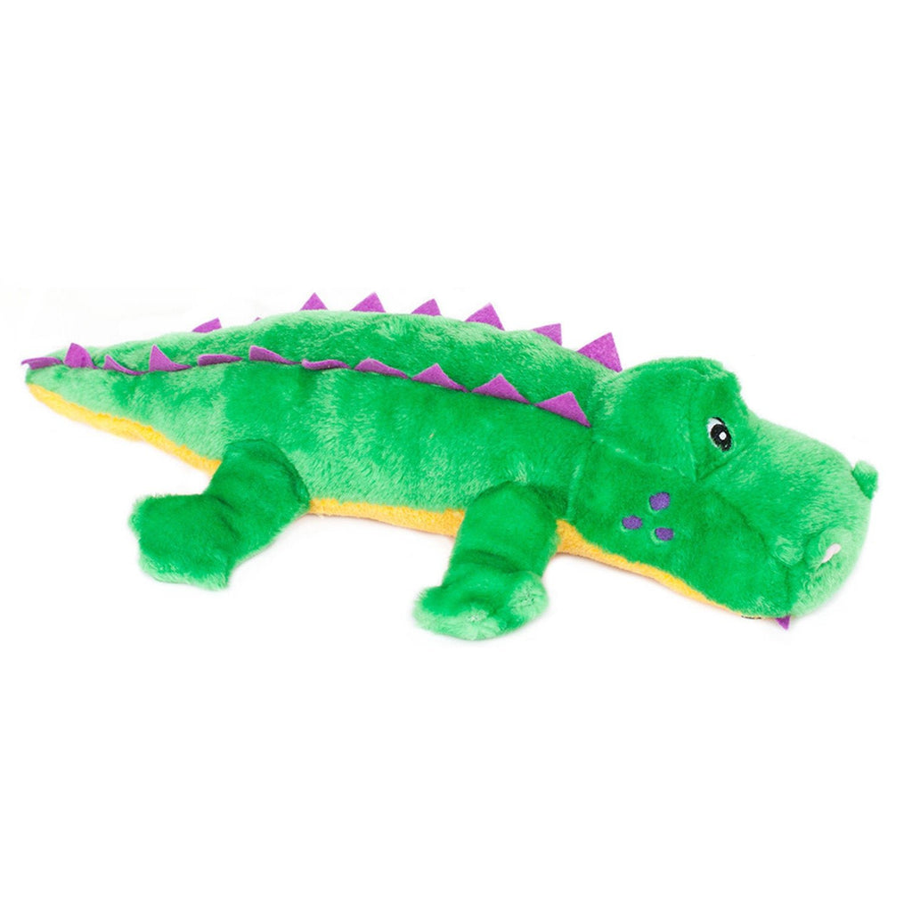 Zippy Paws Grunterz Plush Dog Toys - Alvin the Alligator