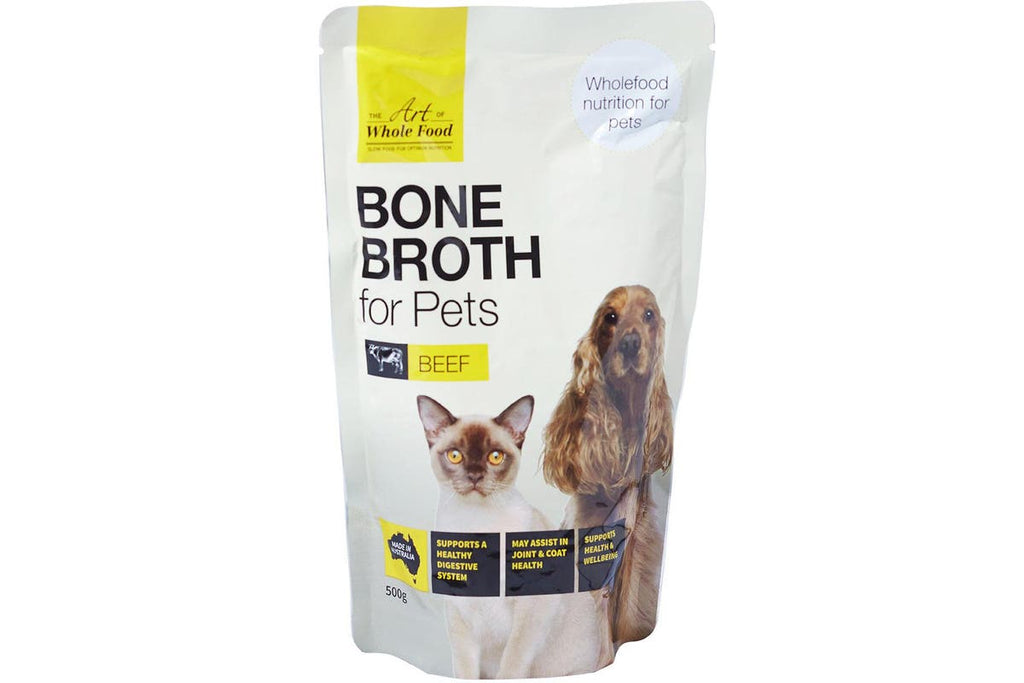 Art Of Whole Food Beef Bone Broth For Pets 500G - Carton of 8