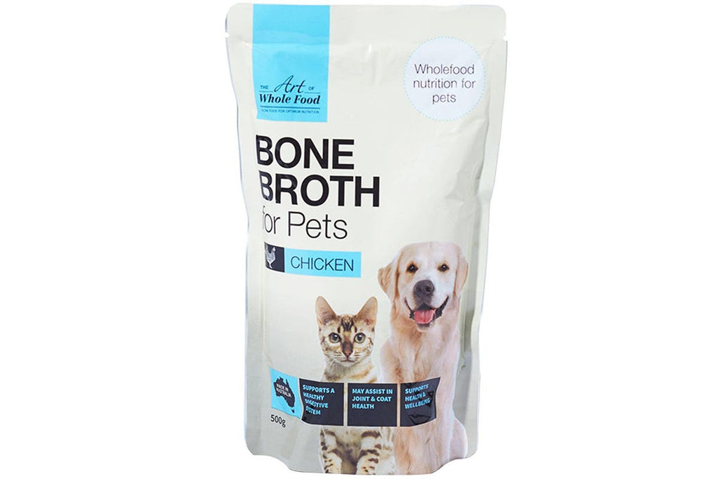 Art of Whole Food Chicken Bone Broth For Pets 500G - Carton of 8